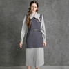 famecoco范可儿女士马甲背心针织秋季无袖纯色外搭马夹中长款D216CA301 商品缩略图2