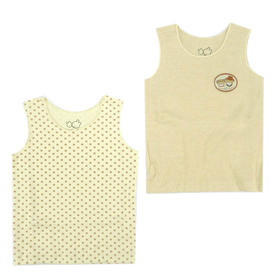 拉比-内衣类（常年）A7-16情侣熊贴身圆领背心（2件