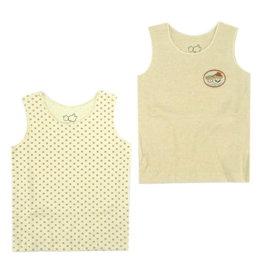 拉比-内衣类（常年）A7-16情侣熊贴身圆领背心（2件 商品图0