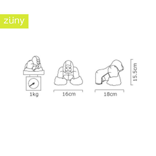 【亏本清仓】Zuny 猩猩Milo/龙Ron 皮质动物书档（不支持无理由退换）[福利品] 商品图6