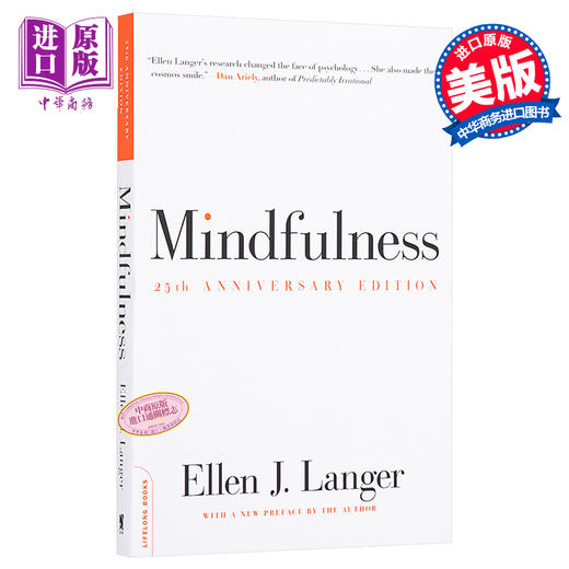 【中商原版】专念：积极心理学的力量（第25版）英文原版 Mindfulness Ellen Langer Da Capo Press 积极心理学 商品图0