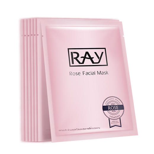 【新年专享】泰国RAY面膜  妆蕾蚕丝玫瑰面膜补水提亮 紧致嫩肤 10片 商品图5