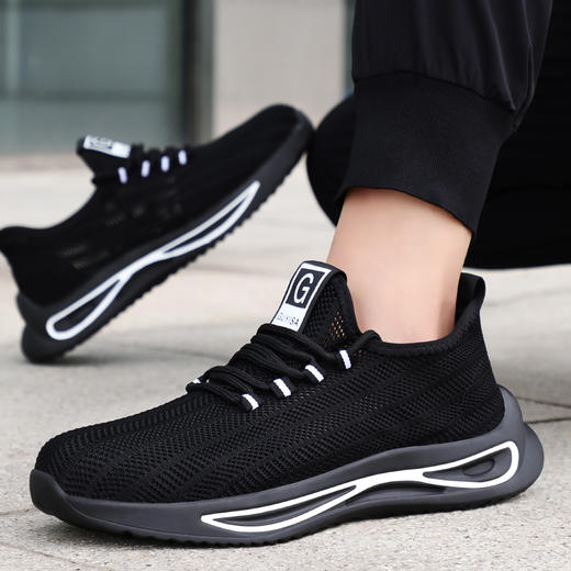 热销耐磨劳保鞋防砸防刺男女同款超轻功能鞋 商品图4