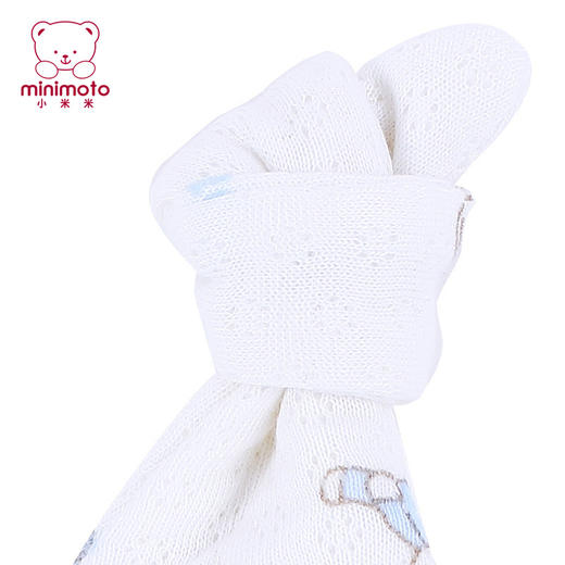 小米米配饰新款婴儿帽子新生儿胎帽 男女宝宝卡通熊挡风保暖婴儿夹丝帽子 商品图5