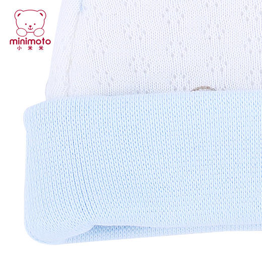 小米米配饰新款婴儿帽子新生儿胎帽 男女宝宝卡通熊挡风保暖婴儿夹丝帽子 商品图4