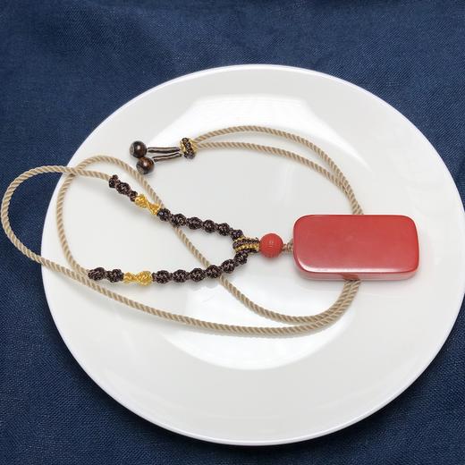 帝王砂莲花平安无事牌吊坠 饰品美物 21克左右 商品图5