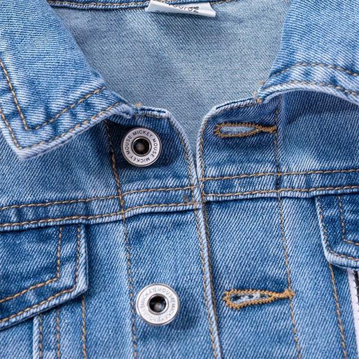 迪士尼男女童春秋时尚休闲牛仔马甲坎肩背心小外套 商品图13