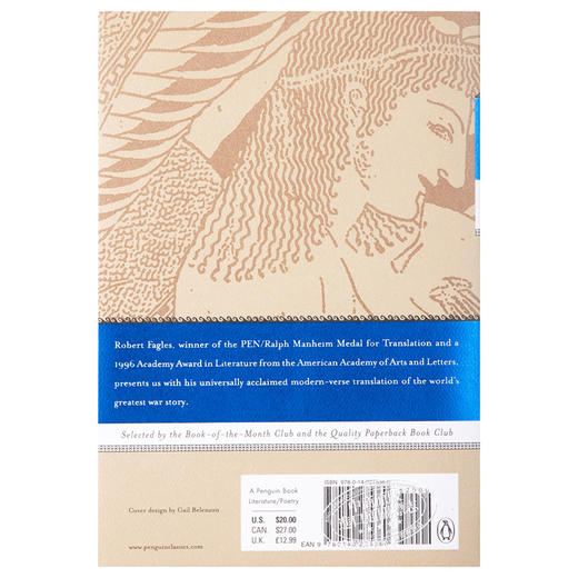 预售 伊利亚特（经典豪华版、毛边本）英文原版 Penguin Classics Deluxe Edition：The Iliad 文学与诗歌 商品图1