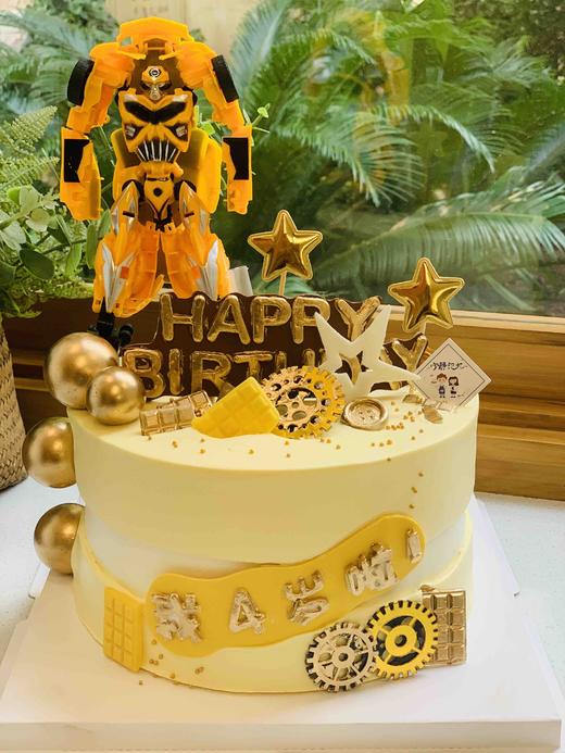大黄蜂变形金刚奶油蛋糕 下单前请仔细阅读商品详情 商品图1