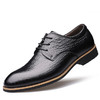 【服饰鞋包】男鞋鳄鱼纹正装商务系带男士皮鞋 商品缩略图1