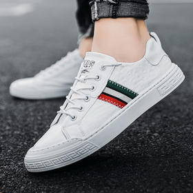 【服饰鞋包】韩版小白鞋帆布鞋低帮鞋板鞋休闲彩虹条纹鞋子学生系带男鞋