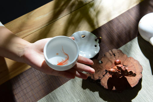 鱼戏·莲叶盏 商品图3