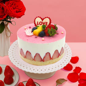【七夕专款蛋糕】爱在朝夕情人节蛋糕，限13号-14号到店自提，32家门店均可自提