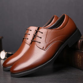 【服饰鞋包】舒适尖头休闲皮鞋男士正装皮鞋男鞋子