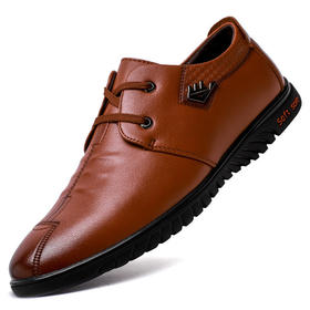 【服饰鞋包】男士皮鞋 头层商务休闲皮鞋 正装透气品牌男鞋