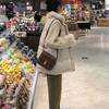 【羽绒服】棉马甲女学生秋冬新款韩版原宿风时尚棉服坎肩宽松纯色马夹外套 商品缩略图3