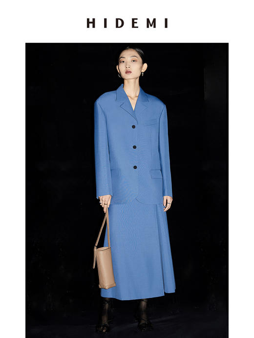 HIDEMI简约设计感西装四件套/西装/马甲/半裙/九分裤 商品图7