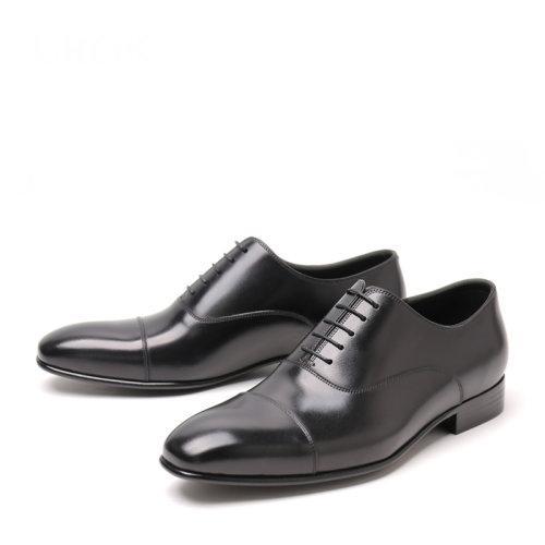 UROK手工皮鞋男士正装男鞋商务简约三接头牛津鞋 商品图1