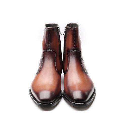 【新品】UROK经典手工擦色男士及踝靴 商品图2