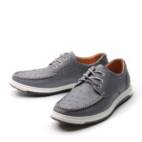 【21春夏新品】UROK新品鸵鸟皮时尚休闲男鞋软底防滑休闲鞋 商品图6