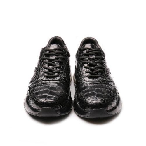 【21春夏新品】UROK新品男士鳄鱼皮休闲防滑板鞋潮流百搭运动潮鞋英伦男鞋 商品图3