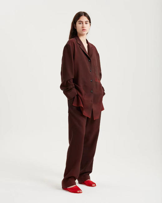 SAMUEL GUÌ YANG — Shui Jacket 缎面休闲衬衫 商品图0