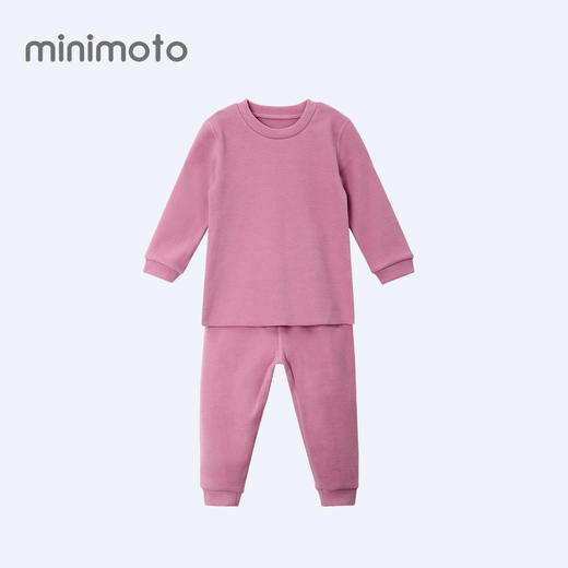 小米米内衣新款德绒保暖衣套装秋冬打底裤打底衣柔软纯色 商品图1