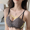 黛唯梵新款美背内衣女学生日系性感甜美文胸小平胸聚拢调整型无钢圈运动文胸内衣内裤套装 商品缩略图3