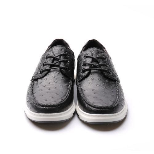 【21春夏新品】UROK新品鸵鸟皮时尚休闲男鞋软底防滑休闲鞋 商品图3