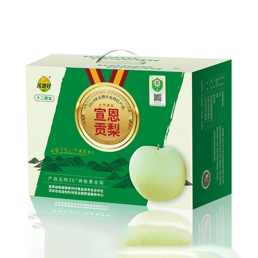 【严选】沃地娃黄金梨礼盒12枚/提（厂家直发） 商品图1