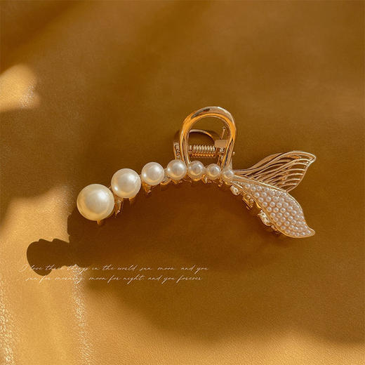 网红鱼尾后发夹小巧精致发卡 商品图0