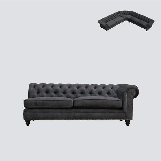 NS家居nsfurniture软包拉点转角组合沙发NSSF-5137-38/70/80 KDNSSF-5137-38/70/80 KD*WG10-20 商品图2