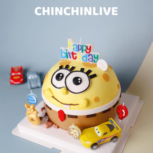 海绵宝宝球形蛋糕 商品图1