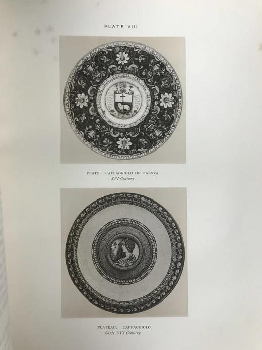 1896年 马约利卡陶器史 21页插图 漆布精装16开 商品图8