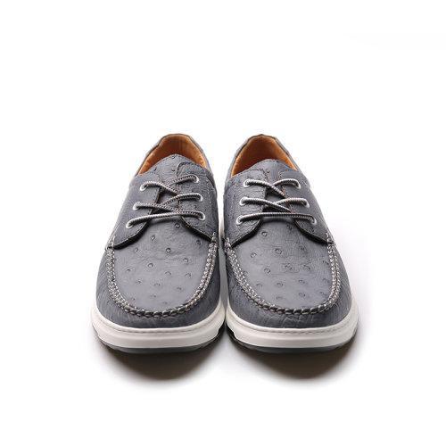 【21春夏新品】UROK新品鸵鸟皮时尚休闲男鞋软底防滑休闲鞋 商品图8