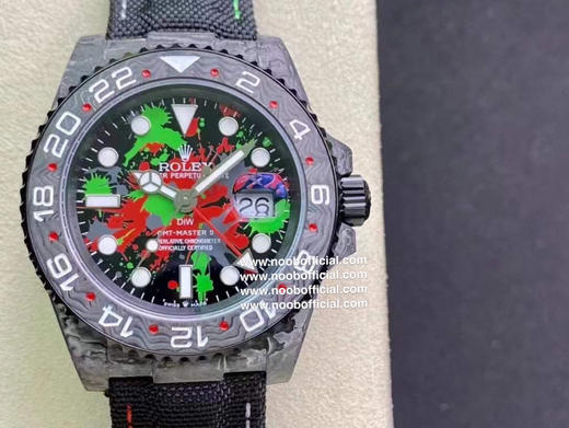 NOOB新品 匠心合一 追梦不止碳纤维定制版，腕表佩戴轻便，外表坚硬，每一只腕表都拥有的碳纤花纹。 【表壳】腕表尺寸40X12.4吻合原装。NOOB匠心铸造碳纤维劳力士的独特风采 商品图0