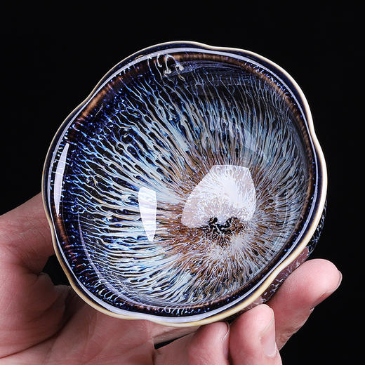 单杯曜变天目釉主人杯功夫茶杯复古茶盏品茗杯陶瓷个人杯 商品图0