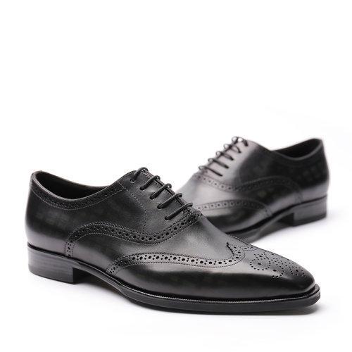 【21春夏新品】新款手工皮皮鞋英伦时尚布洛克雕花男鞋 商品图4