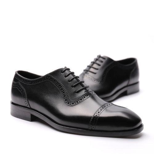 【21春夏新品】UROK手工透气正装鞋商务英伦皮鞋系带办公室雕花布洛克男鞋 商品图4