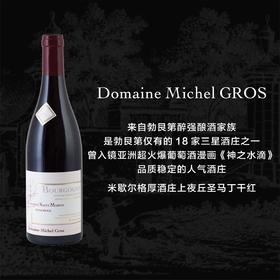 勃艮第米歇尔格厚酒庄上夜丘圣马丁黑皮诺红葡萄酒 2019 Domaine Michel Gros Bourgogne Hautes Cotes de Nuits Fontaine St Martin