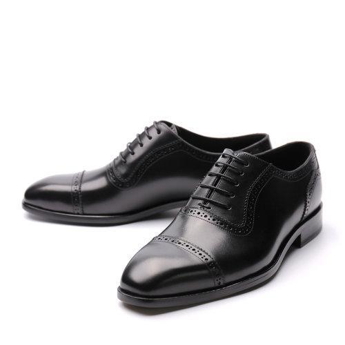 【21春夏新品】UROK手工透气正装鞋商务英伦皮鞋系带办公室雕花布洛克男鞋 商品图1