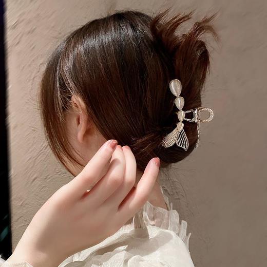 两只装 日系仿猫眼鱼尾发夹抓夹 商品图5