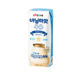 宾格瑞 香草味牛奶200ml