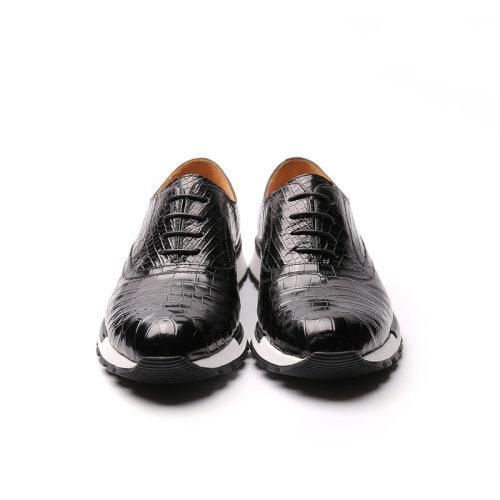 【21春夏新品】UROK新品男士鳄鱼皮防滑休闲鞋潮流百搭运动潮鞋英伦男鞋 商品图2