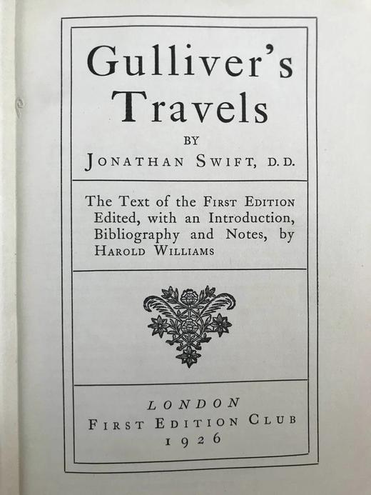 1926年 格林佛游记 配1幅肖像与6幅地图 漆布精装大32开 商品图5