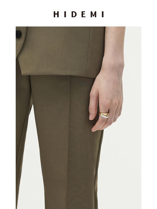 HIDEMI简约设计感异形戒指 金色/银色 商品图1