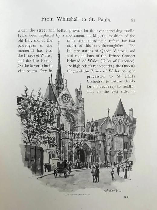 限量250册！约20世纪早期 孩子们的伦敦 数百幅插图 漆布精装16开 商品图9