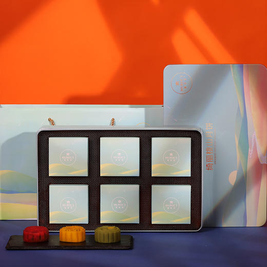 【橙心诚意】绮丽桃山月饼礼盒 商品图2