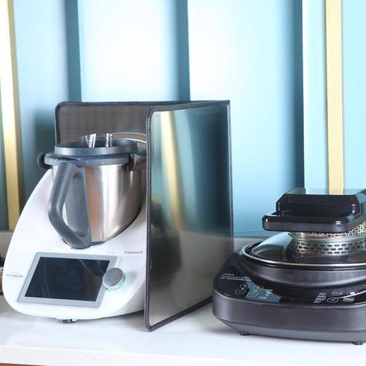 美善品小美专用不锈钢防油板厨房隔油灶台挡油板炒菜隔热防溅烫挡板 商品图1