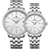 天王表恒隽系列白钢情侣机械表 商品缩略图0
